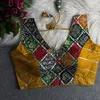 Rk Blouse Heavy Rayon Cotton With Print & Gotta Lace Pattern Wholesale Clothing Distributors In India